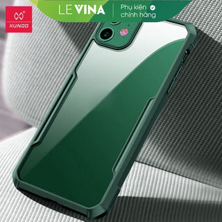 Ốp lưng iphone 12/ 12 pro/ 12 pro max/ iphone 11 pro max, ốp chống sốc, ốp trong viền màu hiệu xundd