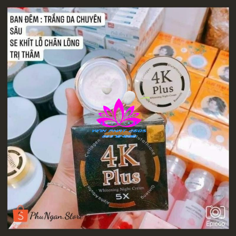 Serum 4k plus và kem 4k plus Thái Lan