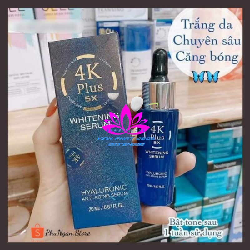 Serum 4k plus và kem 4k plus Thái Lan