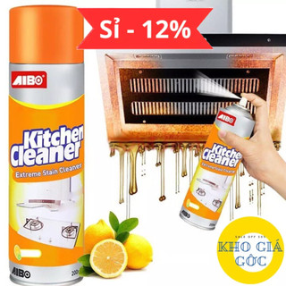 Bình Xịt Bọt Tuyết Tẩy Rửa Siêu Sạch Màu Cam Kitchen Cleaner Nhà Bếp 500ml