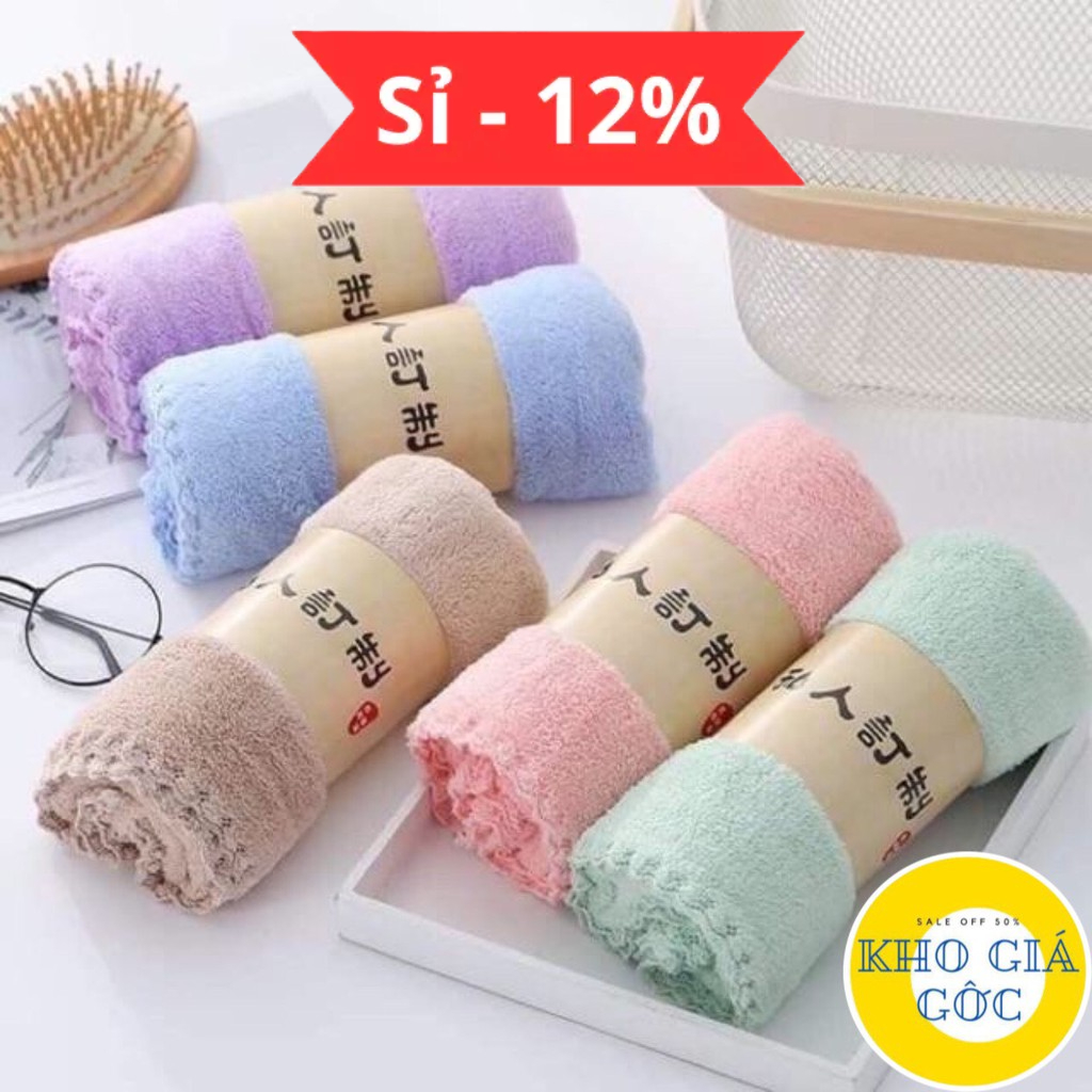 Khăn Mặt Hàn Quốc Siêu Mềm Mại Siêu Thấm Hút 50x30cm | BigBuy360 - bigbuy360.vn