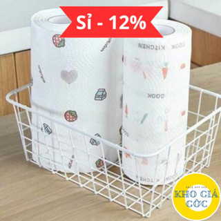 (Combo 5 Cuộn) Giấy Lau Đa Năng - Khăn Lau Bếp, Lau Tay 220, 1 Cuộn Có Thể Giặt Được