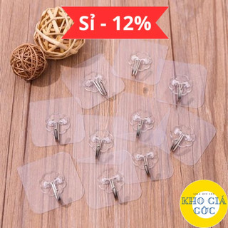 Combo 100 móc dán tường trong suốt siêu dính, chịu lực tốt