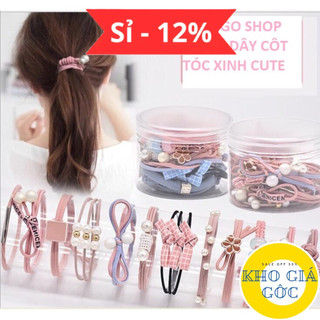SET 12 DÂY BUỘC TÓC CÓ HỘP kho giá gốc