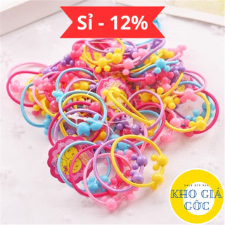 Túi 50 Dây Buộc Tóc Nhiều Màu