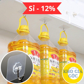 Combo 40 Móc Trong ,Móc Treo Đồ Đa Năng Dán Tường ( Trong Suốt )