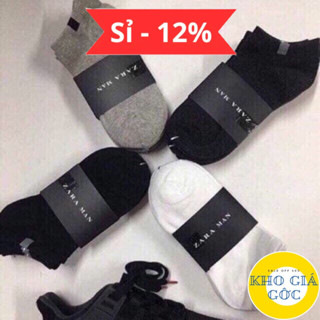 Set 10 Đôi Tất Nam Zara Cổ Ngắn,Combo 10 đôi Tất Nam Cổ Ngắn Chống Hôi Chân