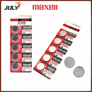 Vỉ 5 viên pin nút maxell cr2032 lithium 3v