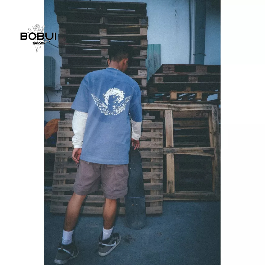 ÁO THUN OVERSIZED LOGO RETRO BOBUISAIGON