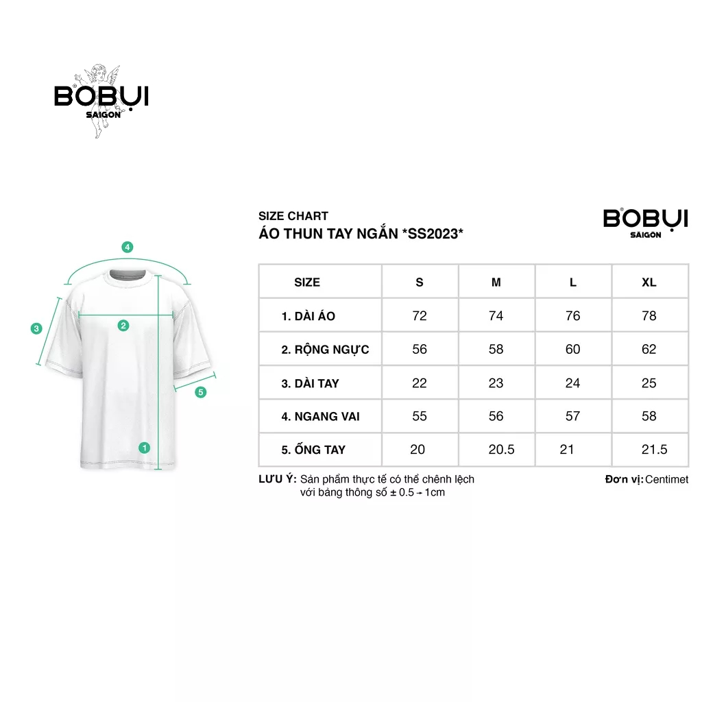 ÁO THUN OVERSIZED LOGO RETRO BOBUISAIGON