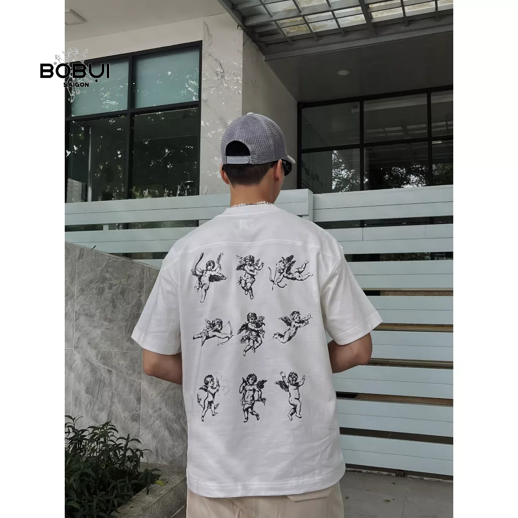 ÁO THUN BOBUI OVERSIZED 9 ANGELS