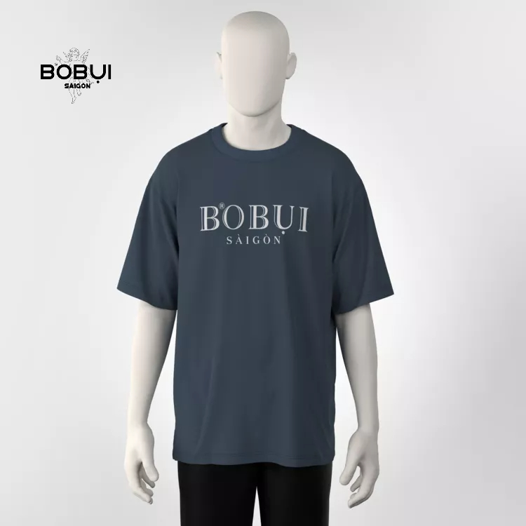 ÁO THUN OVERSIZED LOGO RETRO BOBUISAIGON