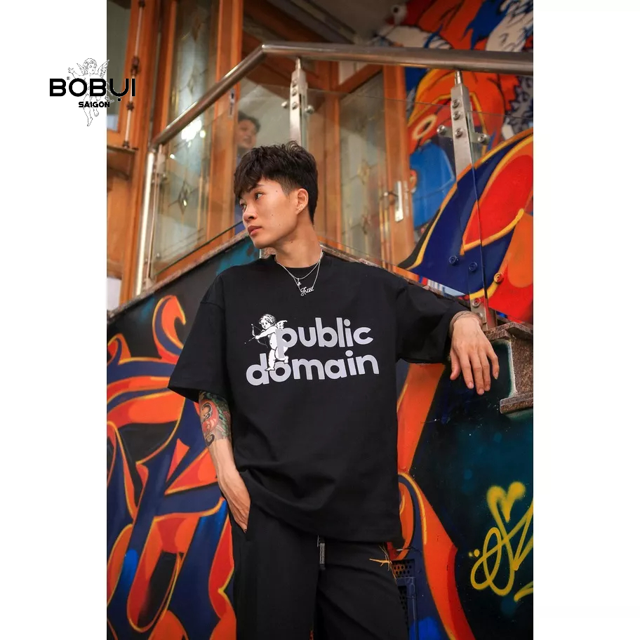 ÁO THUN OVERSIZED PUBLIC DOMAIN