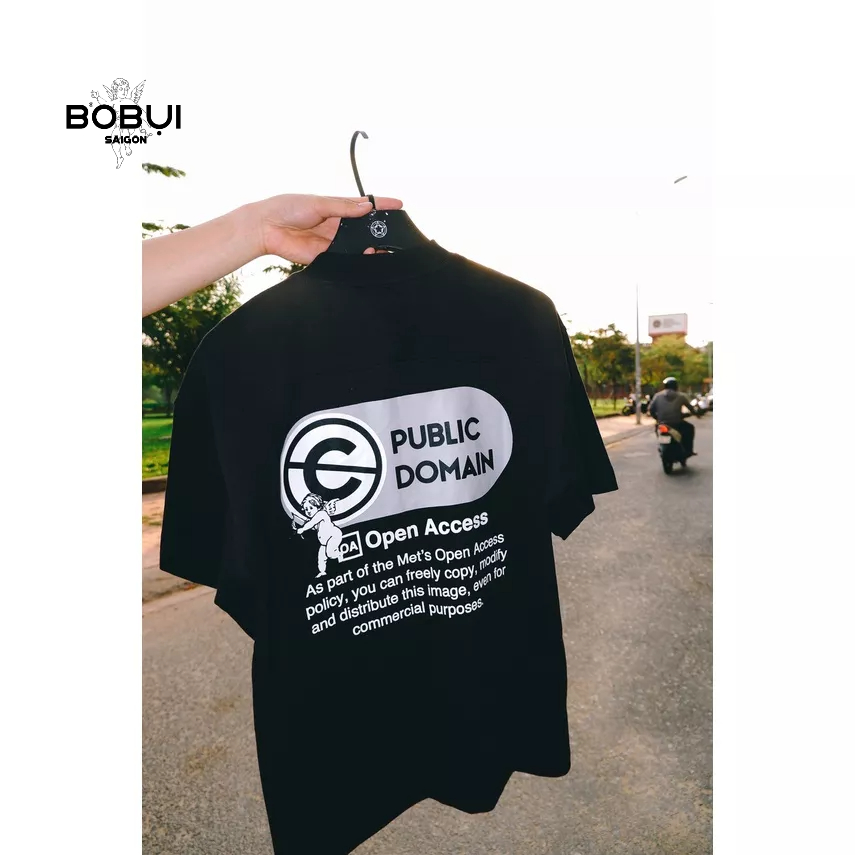 ÁO THUN OVERSIZED PUBLIC DOMAIN