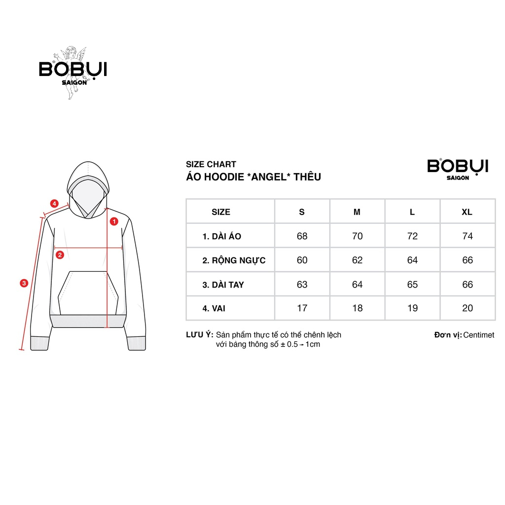 HOODIE *ANGEL* THÊU