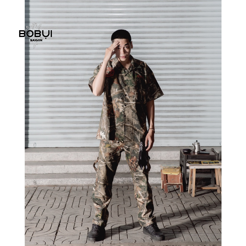 QUẦN CAMO LÁ RỪNG