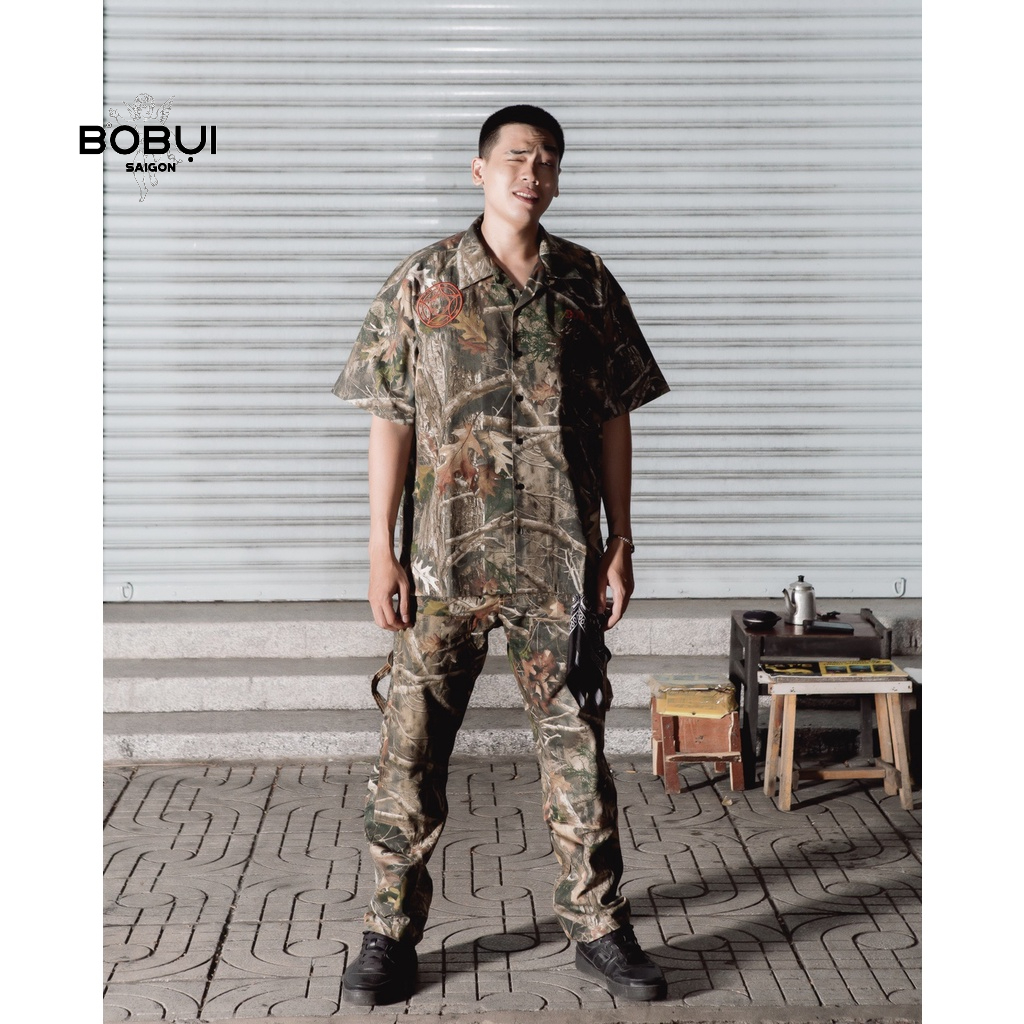 QUẦN CAMO LÁ RỪNG