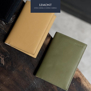 [Full Màu] Ví da bò Passport Cover, hộ chiếu du lịch - Thiết kế chính hãng từ Lemont.