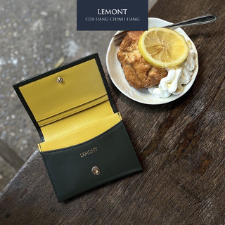 Ví da bò thật Tiny Wallet màu trái thơm nhỏ gọn - Thiết kế chính hãng từ Lemont.
