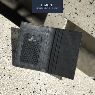 Ví thẻ lemont có ngăn ảnh - xanh than