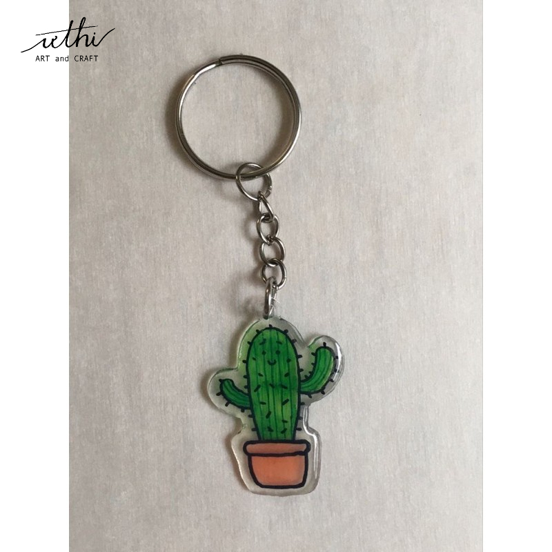 Tấm film nhựa co nhiệt Shrink plastic làm thủ công Handmade DIY