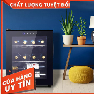 Tủ bảo quản rượu vang thông minh 48L sức chứa 12 chai làm lạnh bằng khí