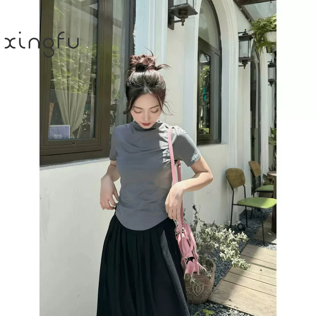 Áo thun rút eo thời trang phong cách TA05