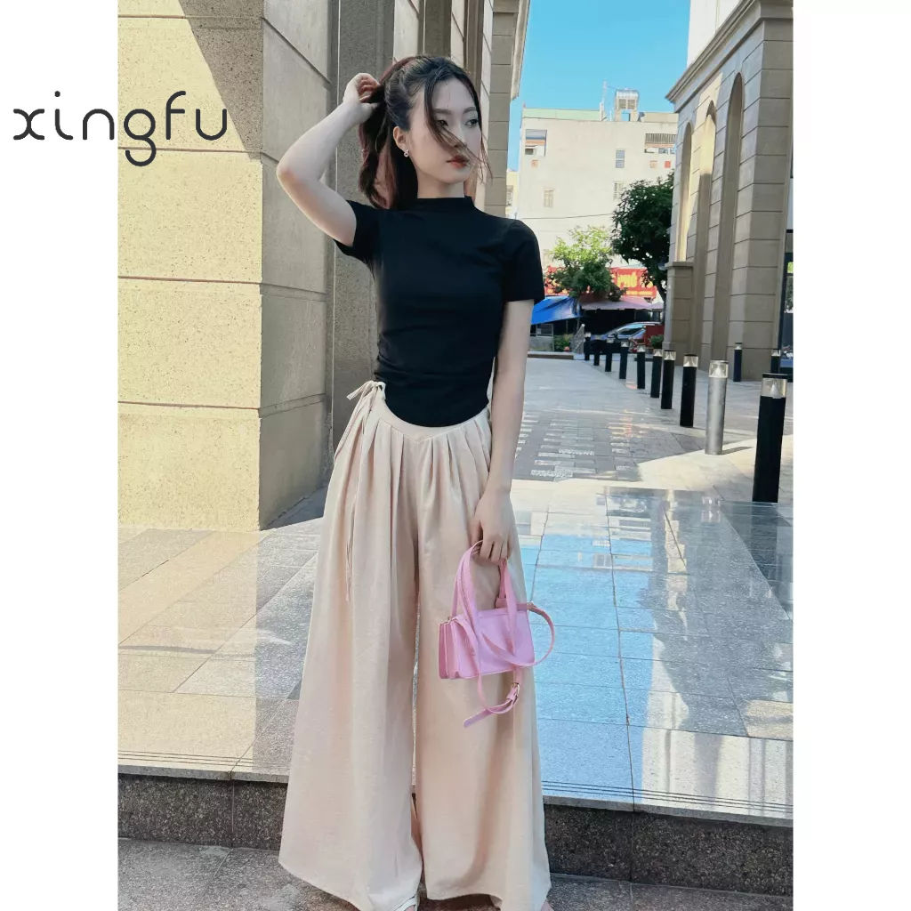 Áo thun rút eo thời trang phong cách TA05