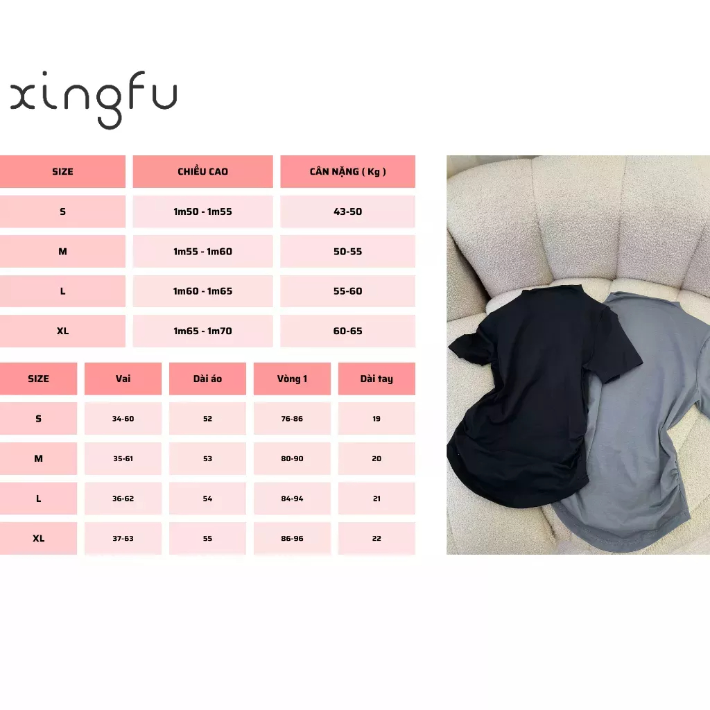 Áo thun rút eo thời trang phong cách TA05