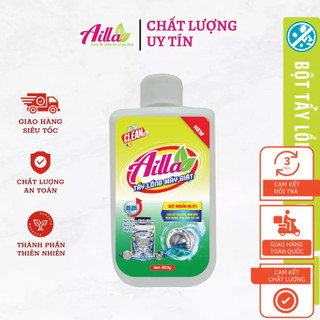 Bột Tẩy Lồng Máy Giặt Ailla 300Gr, Giúp Loại Bỏ Nhanh Nấm Mốc, Cặn Bẩn Bên Trong Lồng Máy Giặt