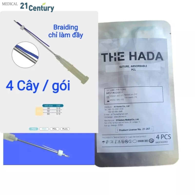 Chỉ làm đầy pcl , giữ dc trên 36 tháng , the Hada