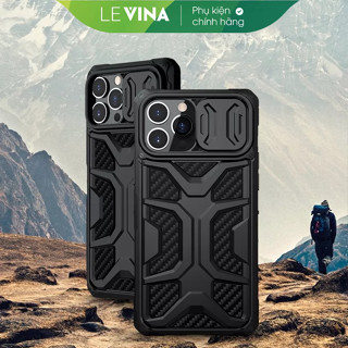 Ốp chống sốc BẢO VỆ CAMERA iPhone 14 13 13 Pro 13 Pro Max 12 Pro Max Carbon Nillkin