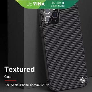 Ốp lưng [VẢI CAO CẤP] iPhone 12/ 12 Pro/ 12 Pro Max/ 11/ 11 Pro/ 11 Pro Max hiệu Nillkin (Màu đen