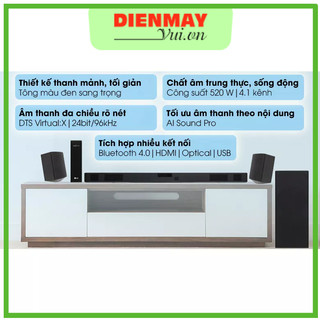 Bộ loa thanh lg sn5r 520w