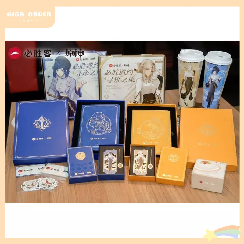 Bookmark Dấu Trang Kim Loại Genshin Impact x PizzaHut Giới Hạn