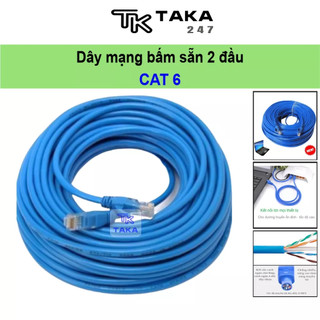 Dây mạng cat6 bấm sẵn 2 đầu  2m 3m 5m 10m - dây cáp mạng lan chính hãng