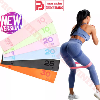 Dây Kháng Lực Miniband AoLikes Version 2 Tập Mông Đá Bóng Yoga Cao Su Cao Cấp