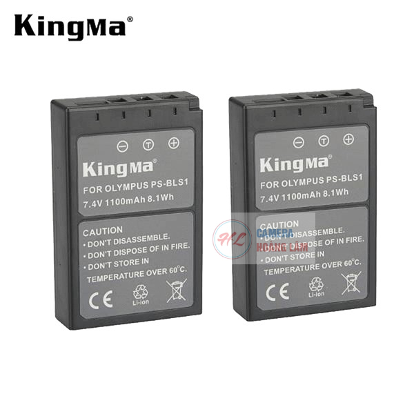 Pin, Sạc Kingma BLS5 cho Olympus E-PL2, OMD E-M10 II, ...