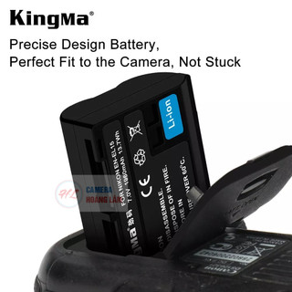Pin, sạc kingma en-el15 cho nikon d7100 d7200 d600 d610 d800 d800e d810 d7000 ...