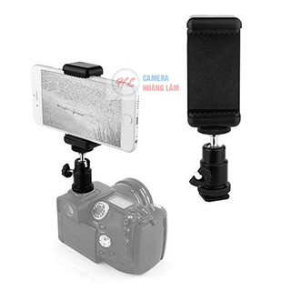 Ballheadmini gắn kẹp điện thoại và ốc gắn hotshoe