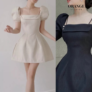 𝐒𝐀𝐋𝐄 𝐒𝐀𝐋𝐄 𝐒𝐀𝐋𝐄 ( ORANGE STUDIOS ) Lady  Dress - Đầm Thiết Kế Tay Phồng Tiểu Thư ORANGE STUDIOS