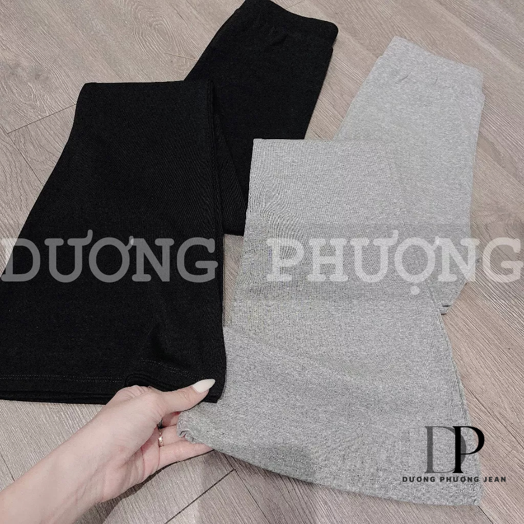 Quần thun nữ co giãn ống loe màu trơn, quần dài nữ lưng cao chất thun cotton hack dáng duongphuongjean - QU105
