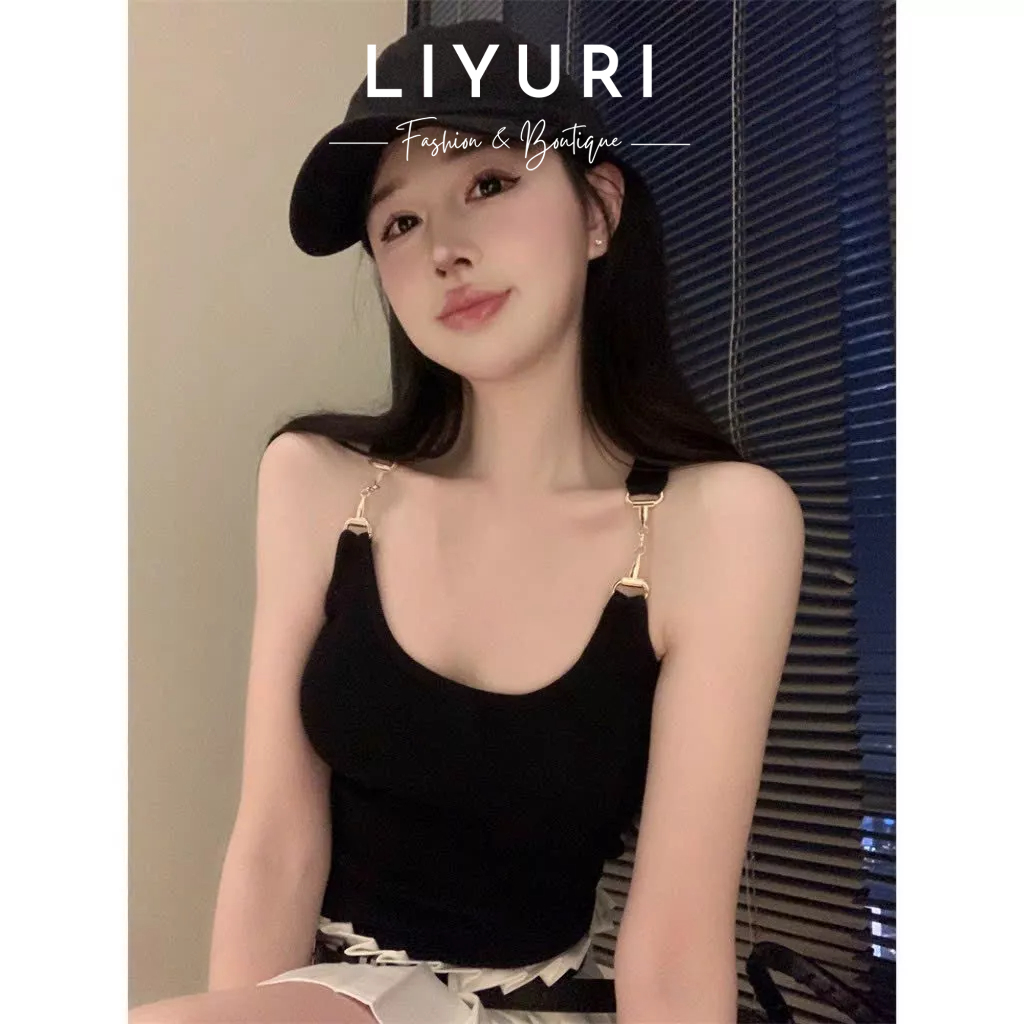 Áo 3 Ba Lỗ Hai Dây Phối Khoen Ôm Body