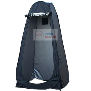 Phòng thay đồ di động màu đen, xanh thuận tiện mang đi chụp ảnh ngoại cảnh cao 1m9 mỗi cạnh 1m2