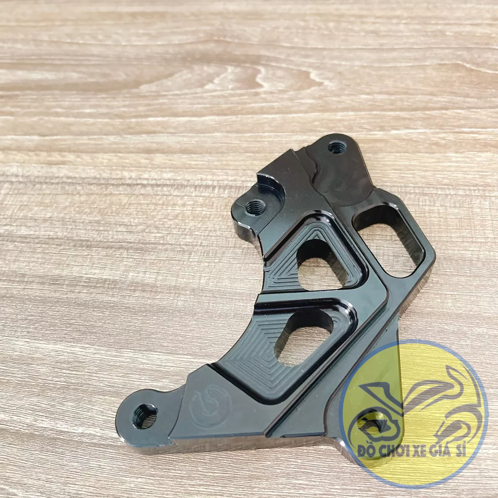 Pát trươc Winner đĩa 290, 295mm xài heo 2 Piston đối xứng màu đen