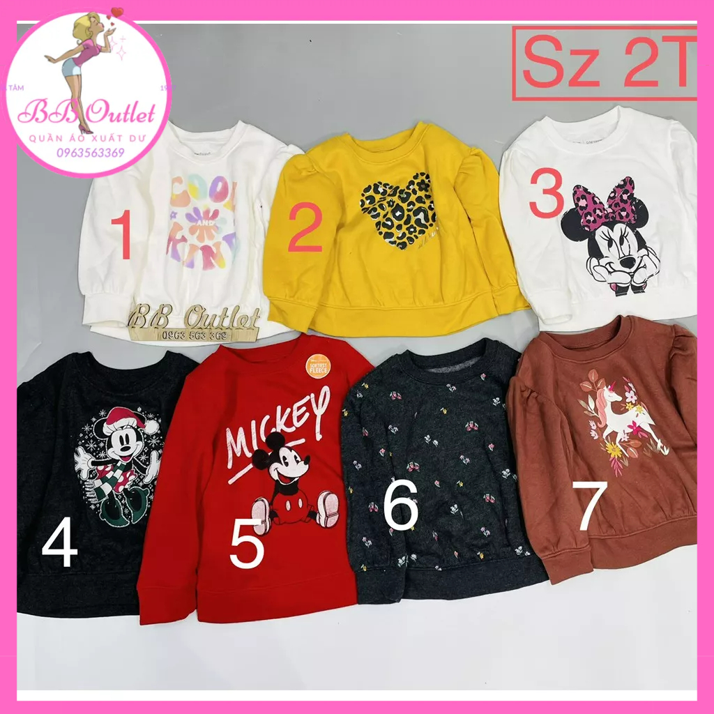 Áo nỉ bông jumping beans softest cho bé gái