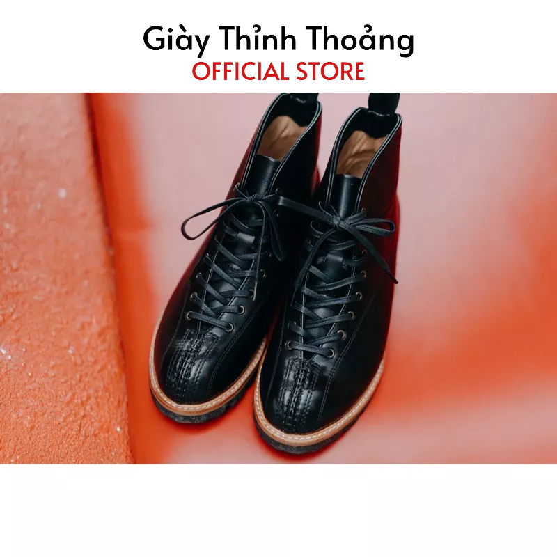 Giày Boot Nam Chukka Thời Trang Khâu Thủ Công Chất Liệu Da Bê Nhập Khẩu Cao Cấp (1A KCK 0039 G)