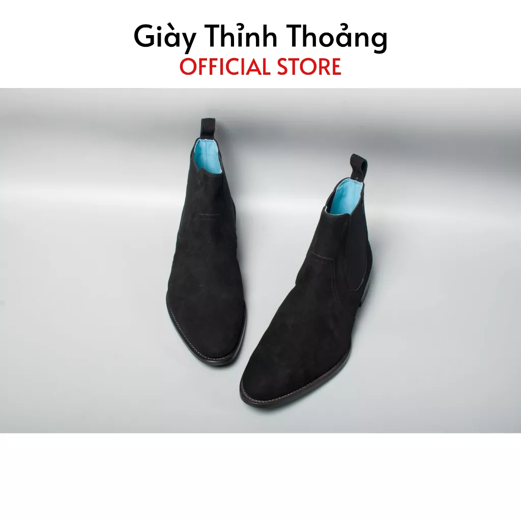 Giày Boot Nam Kiểu Dáng Chelsea Chất Liệu Da Bê Nhập Khẩu Cao Cấp (SAMPLE BOOT)