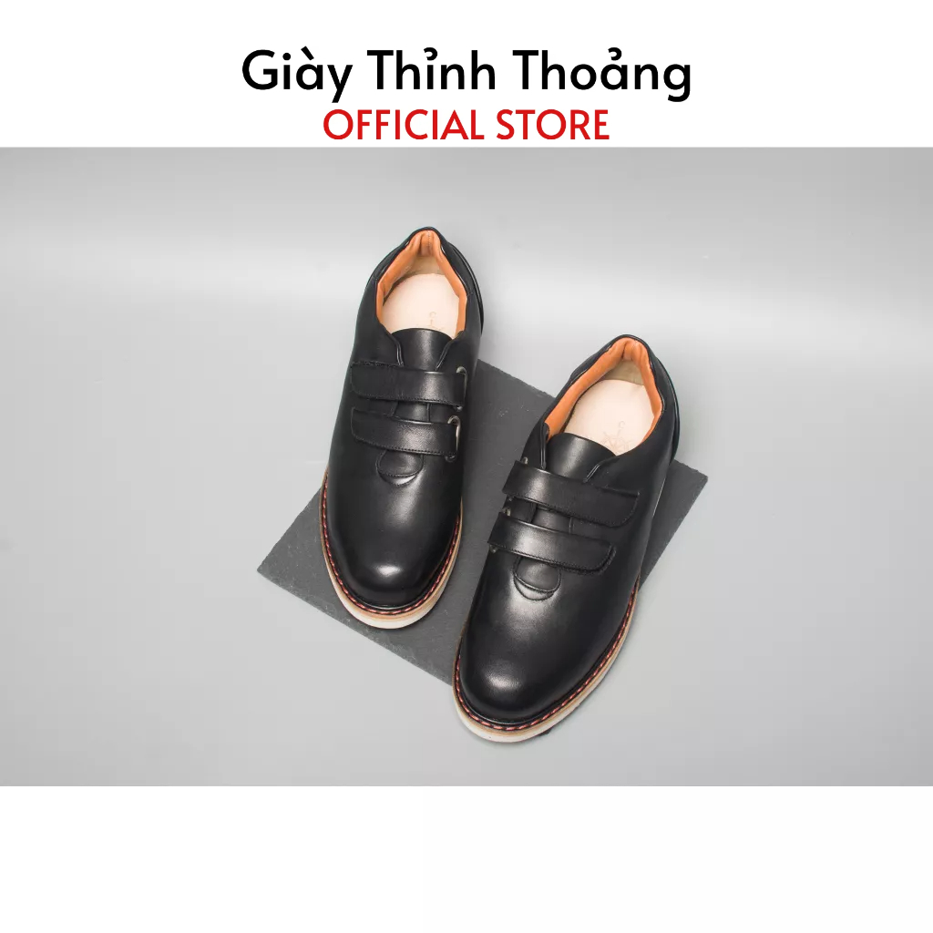 Giày Sneaker Nam Kiểu Dáng Thể Thao Khâu Thủ Công Chất Liệu Da Bê Nhập Khẩu Cao Cấp (ER 9423)