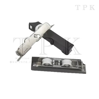 BÁNH XE KÉP HỆ 55, bánh xe đôi hệ PMA vát cạnh - Khung INOX 201 cao cấp
